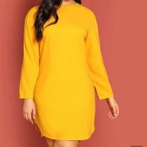Yellow 1x  Round Neck